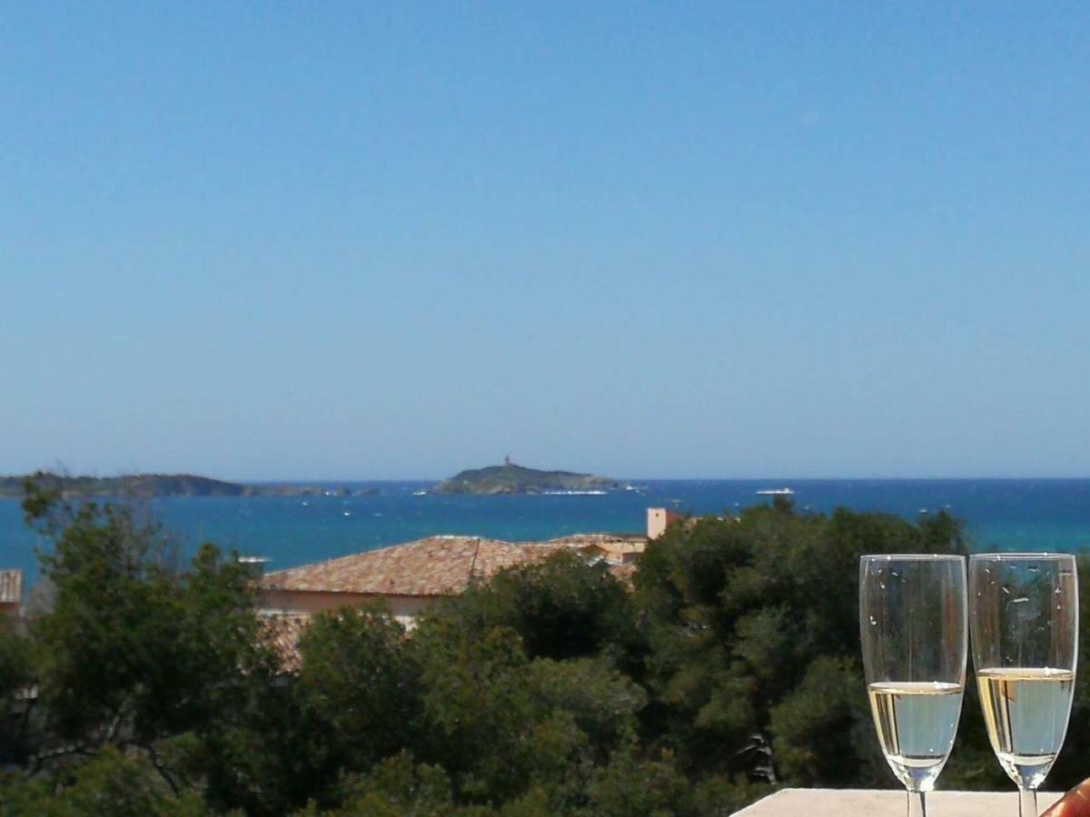 Domaine De La Coudouliere, T2 Climatise Terrasse Vue Mer Sans Vis A Vis Plage A 100M Six-Fours-les-Plages Exterior foto
